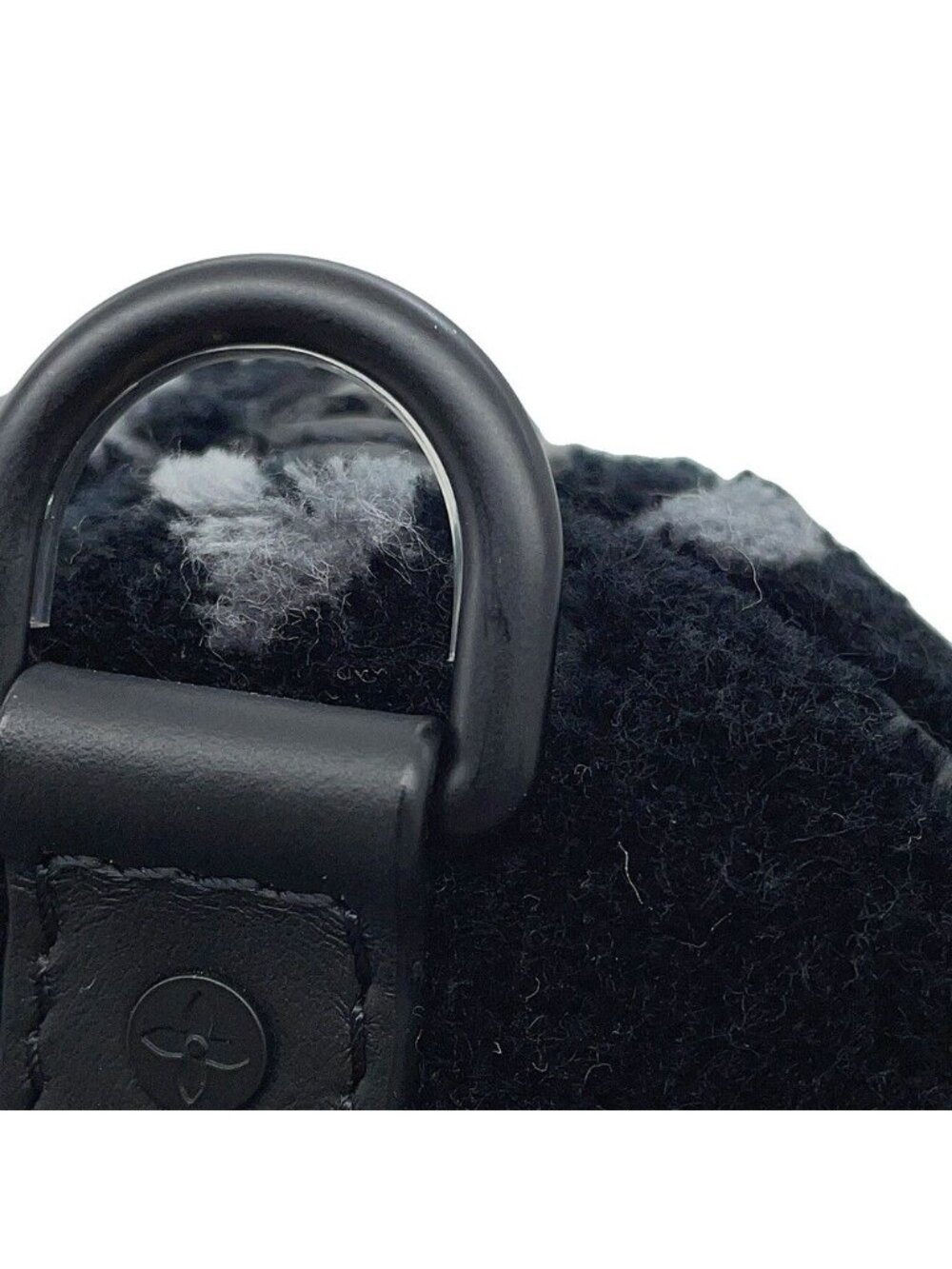 Louis Vuitton Handbag Monogram Eclipse Tufting Keepall Bandouliere 25 Black - Picture 10 of 10